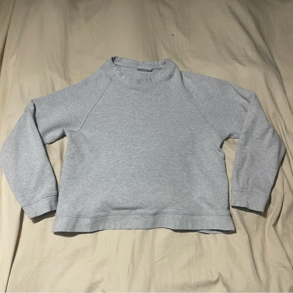 Frank and Oak 100% Organic Cotton Waffle Knit Crewneck Sweater Size XL